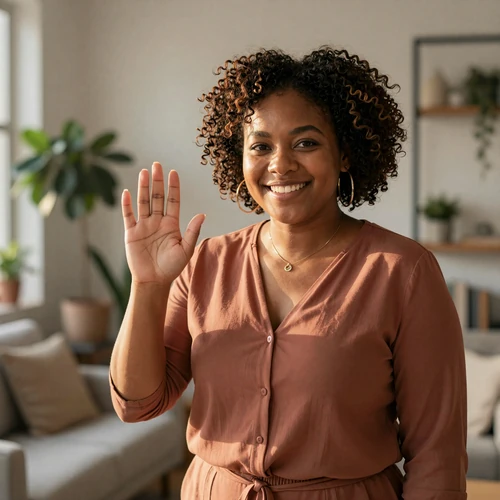 Mira, a Deaf educator and Lovery-mail member